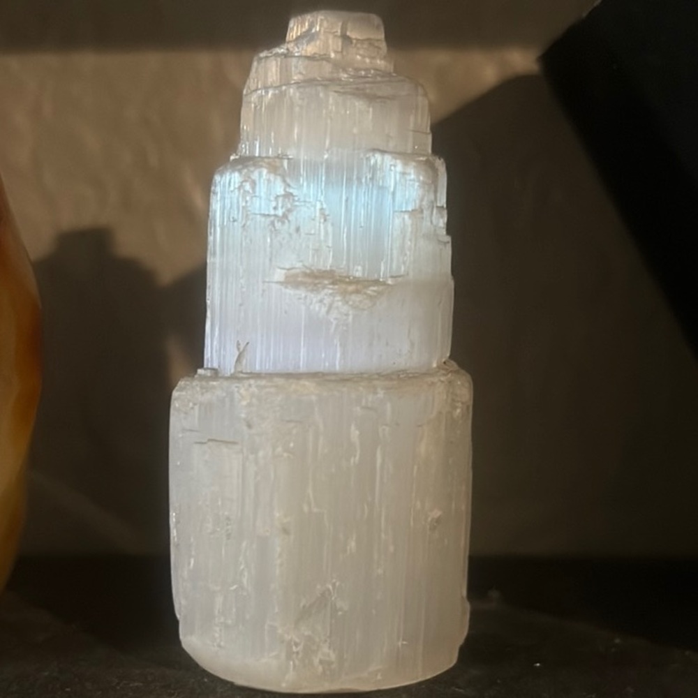 White Selenite Tower